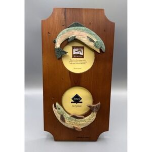 Cabin Decor Trout Warren Kimble 3D Wooden Fishing Picture Frame Fisherman Gift